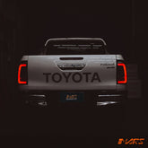 Smoked Black Tail lights with 3D LED Stripe Bar for Toyota Hilux REVO ROCCO 2015 - 2024 - Mars Performance